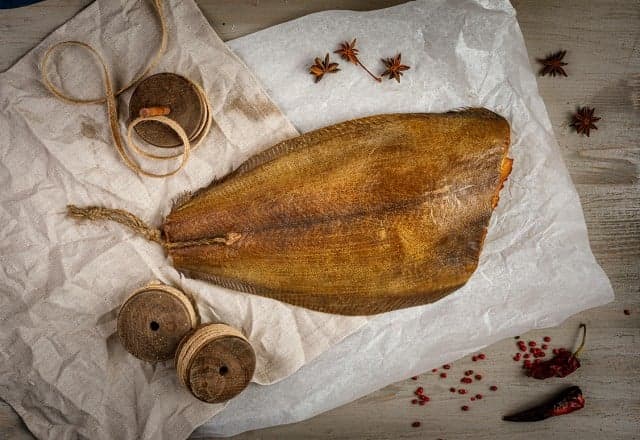 Палтус холодного копчения