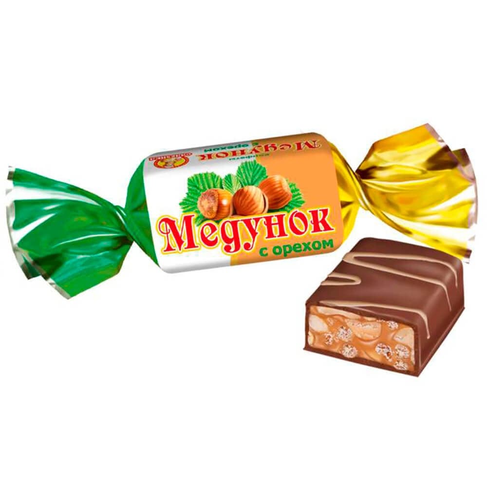 Конфеты медунок с орехом 500 г