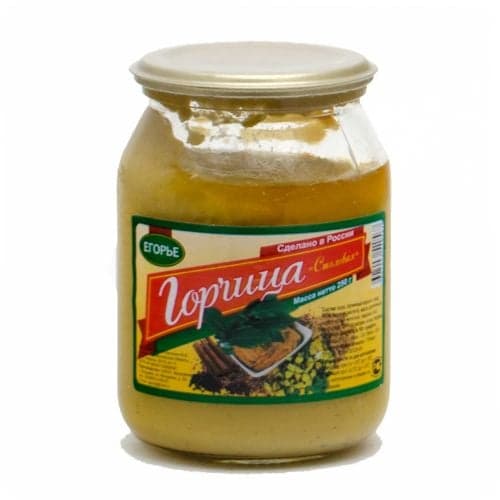 Горчица столовая стеклянная банка «Егорьевск» 250 г