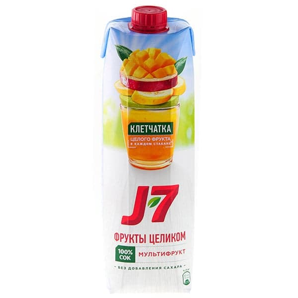 Сок J7 / «Джей Севен» фрукты целиком мультифрукт 970 мл