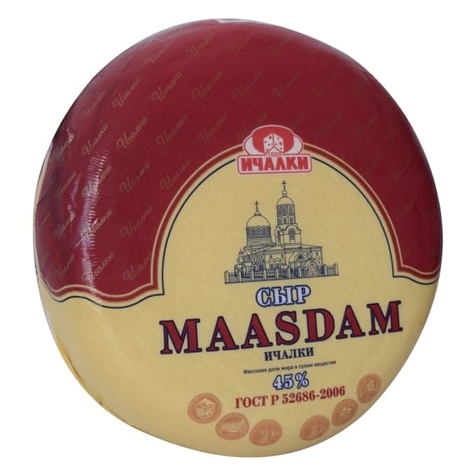 Сыр маасдам Ичалки 500 г