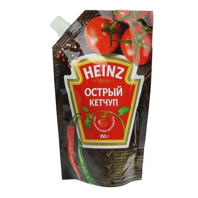 Кетчуп «Хайнц» острый дой пак 320 г